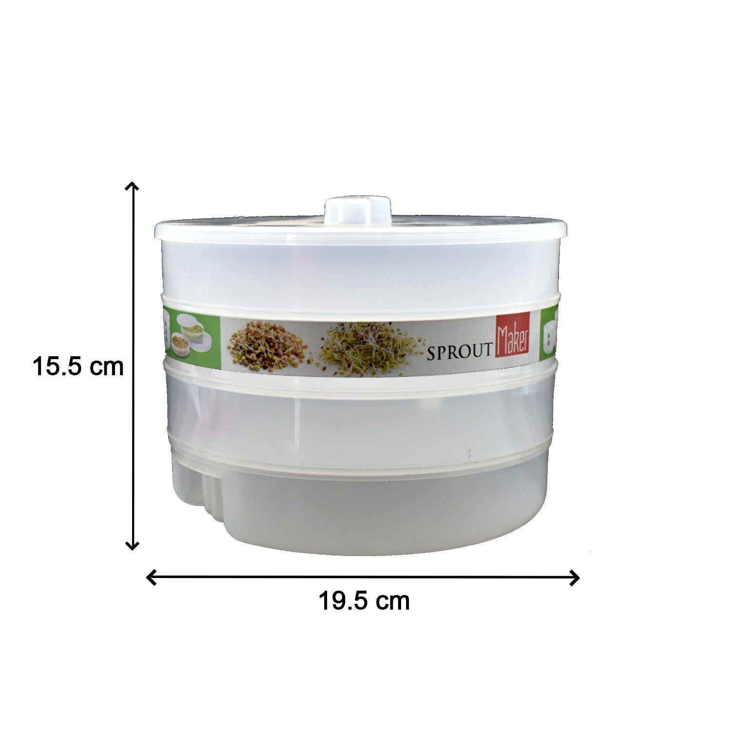 0070A Sprout Maker 4 Layer used in all kinds of household and kitchen purposes for making and blending of juices and beverages etc. freeshipping - DeoDap 0070A Sprout Maker 4 Layer used in all kinds of household and kitchen purposes for making and blending of juices and beverages etc. freeshipping - DeoDap